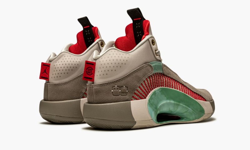 Nike Air Jordan 35 SP 'Clot - Terra Cotta' Miesten Kengät Harmaat Metal Kultaiset | 832LZJHUA