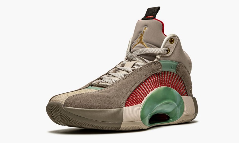 Nike Air Jordan 35 SP 'Clot - Terra Cotta' Miesten Kengät Harmaat Metal Kultaiset | 832LZJHUA