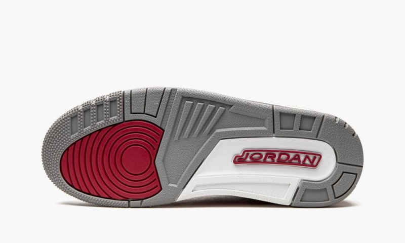 Nike Air Jordan 3 'Cardinal' Miesten Kengät Valkoinen Syvä Keltainen Punainen | 178ENDMTC