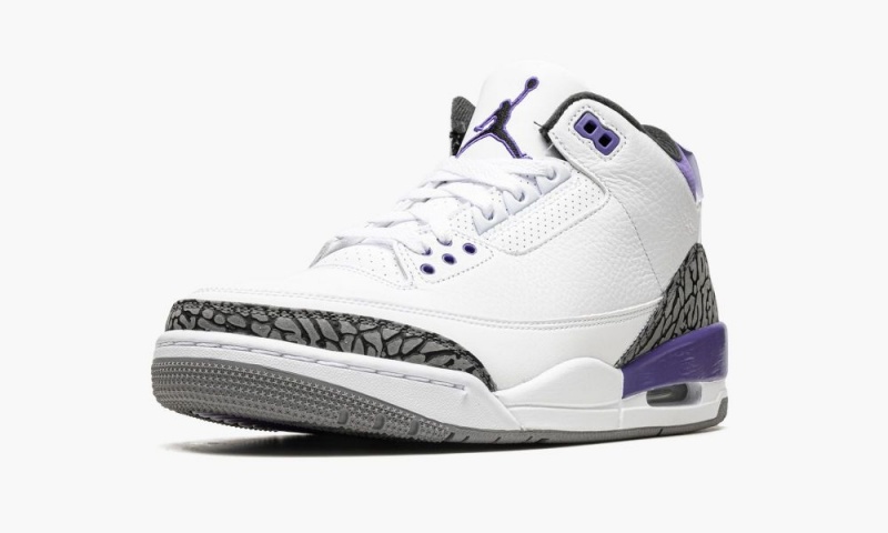 Nike Air Jordan 3 'Dark Iris' Miesten Kengät Valkoinen Mustat | 985HTYIAV