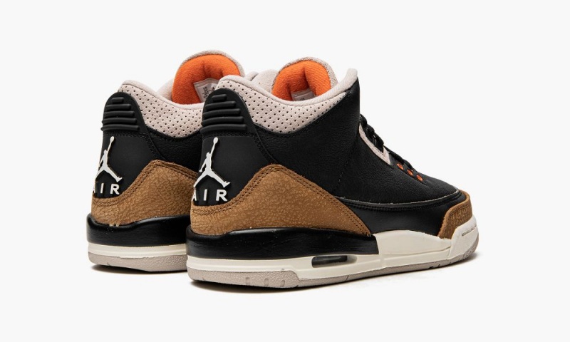 Nike Air Jordan 3 GS 'Desert Elephant' Lasten Kengät Mustat Oranssi Khaki Harmaat | 835VCRJFM