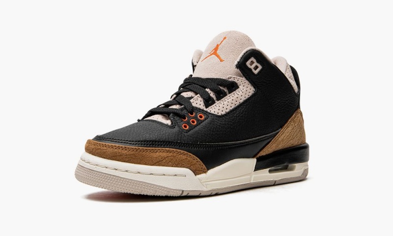 Nike Air Jordan 3 GS 'Desert Elephant' Lasten Kengät Mustat Oranssi Khaki Harmaat | 835VCRJFM