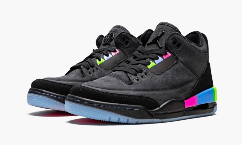 Nike Air Jordan 3 GS 'Quai54' Lasten Kengät Mustat Vihreä | 560LQUAJE