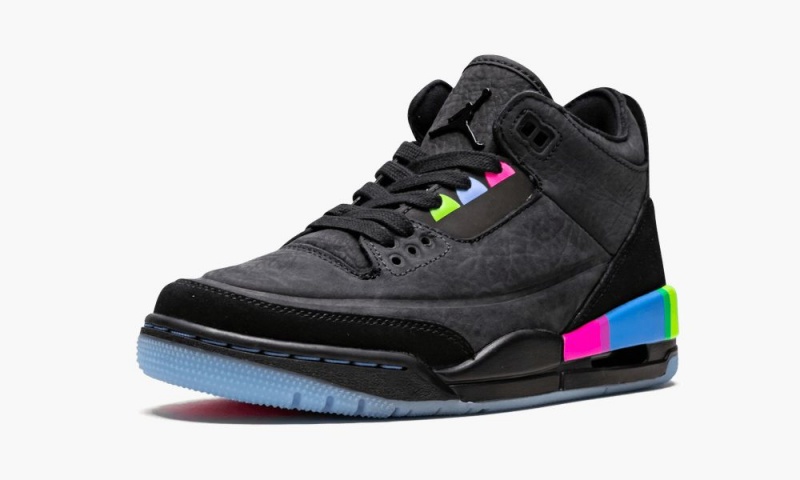 Nike Air Jordan 3 GS 'Quai54' Lasten Kengät Mustat Vihreä | 560LQUAJE