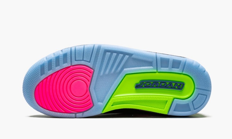 Nike Air Jordan 3 GS 'Quai54' Lasten Kengät Mustat Vihreä | 560LQUAJE