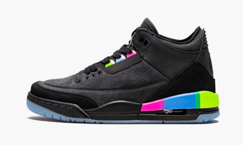 Nike Air Jordan 3 GS \'Quai54\' Lasten Kengät Mustat Vihreä | 560LQUAJE