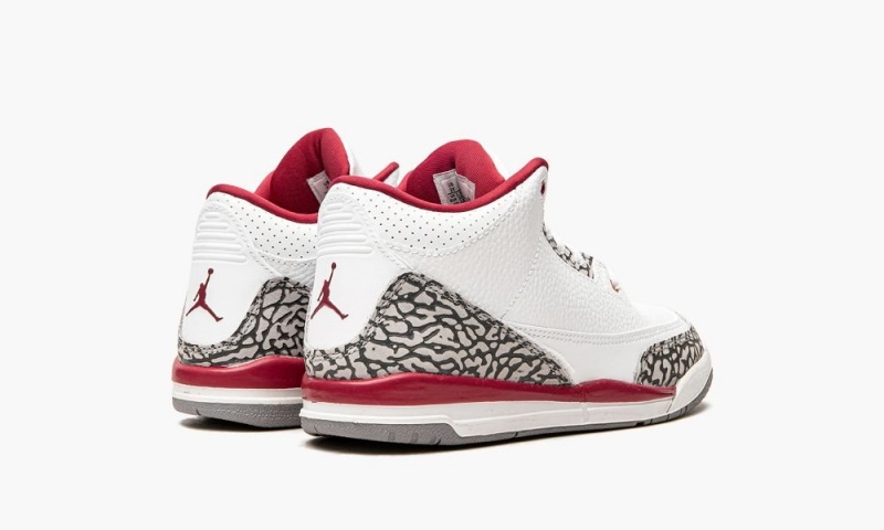 Nike Air Jordan 3 PS 'Cardinal' Lasten Kengät Valkoinen Syvä Keltainen Punainen | 318BQTEFX