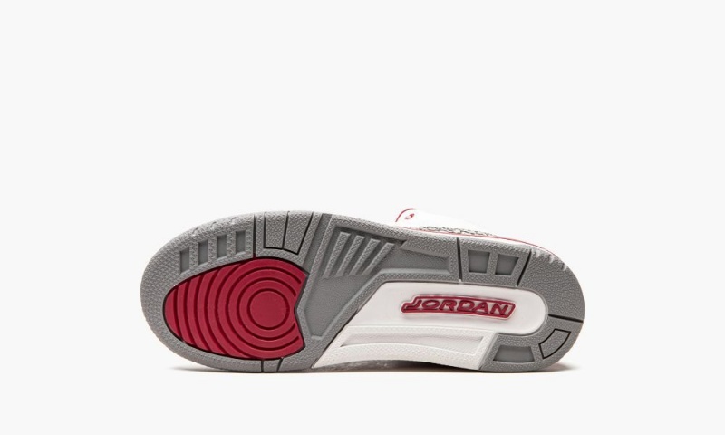Nike Air Jordan 3 PS 'Cardinal' Lasten Kengät Valkoinen Syvä Keltainen Punainen | 318BQTEFX