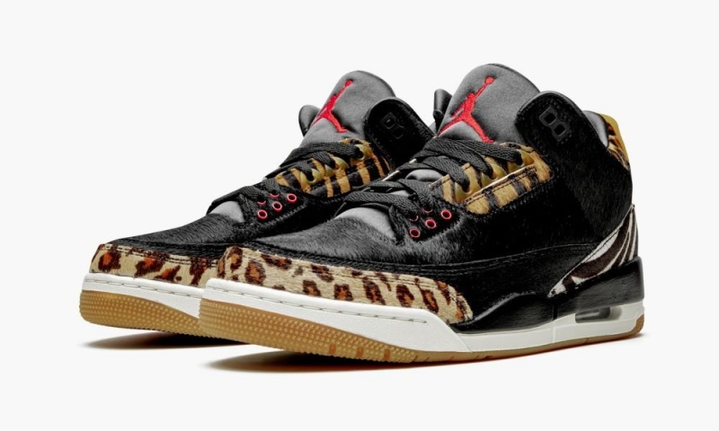 Nike Air Jordan 3 Retro 'Animal Instinct' Miesten Kengät Mustat Vaaleanruskea | 843UDGFHI