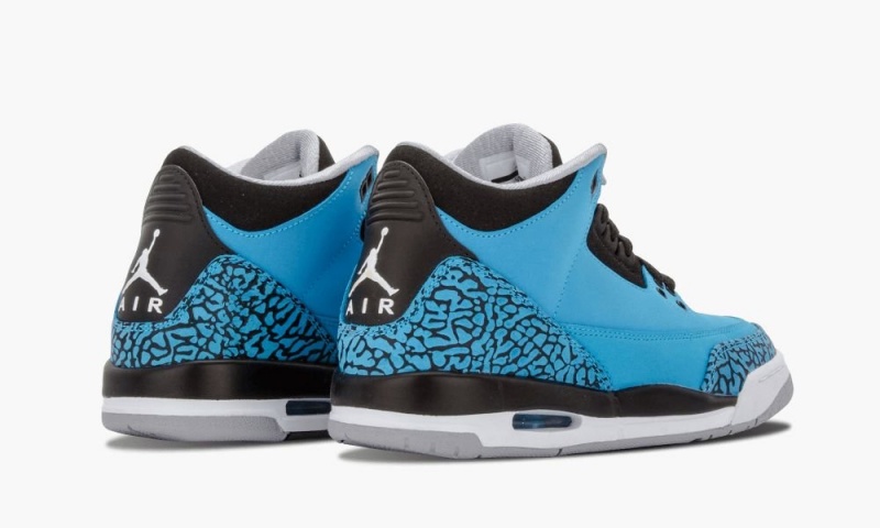 Nike Air Jordan 3 Retro BG 'Powder Blue' Lasten Kengät Sininen | 082QBMZIT