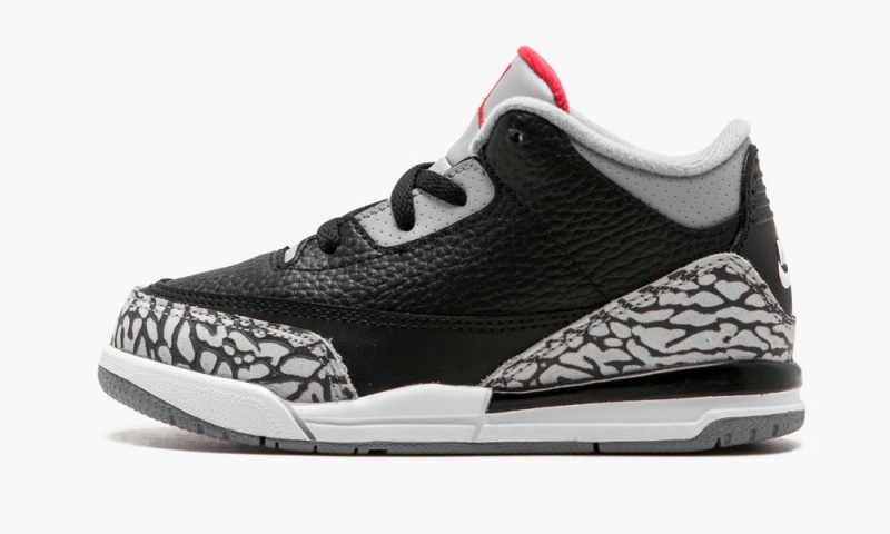 Nike Air Jordan 3 Retro BT \'Black Cement\' Lasten Kengät Mustat Punainen Harmaat | 397QIUNBE