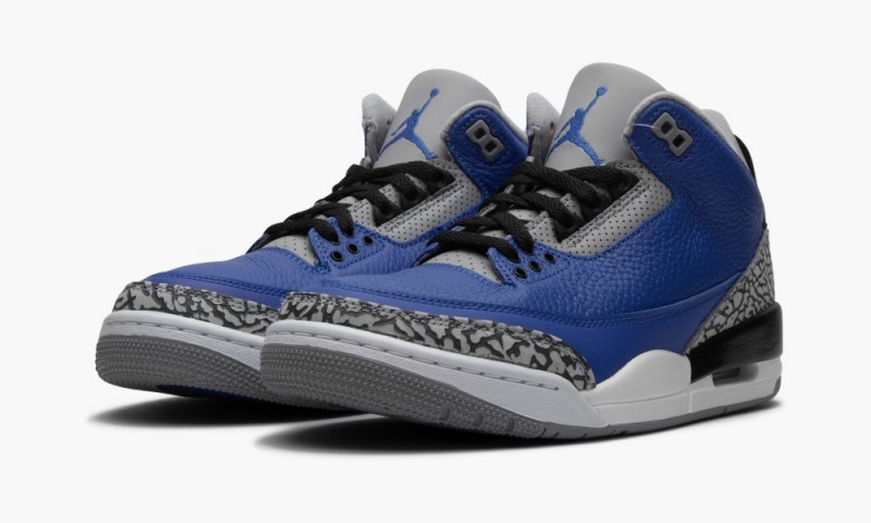 Nike Air Jordan 3 Retro 'Blue Cement' Miesten Kengät Kuninkaallinen Sininen Kuninkaallinen Sininen | 961DGOBHE