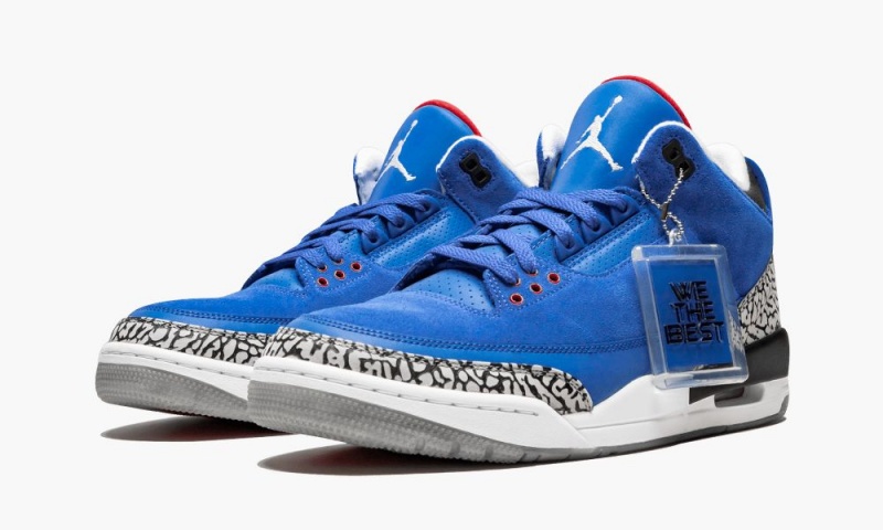 Nike Air Jordan 3 Retro 'DJ Khaled Father of Asahd' Miesten Kengät Kuninkaallinen Sininen Valkoinen Mustat Punainen | 732SADWXM