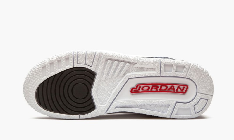 Nike Air Jordan 3 Retro 'Denim' Lasten Kengät Valkoinen Punainen Mustat | 426FAQZVG