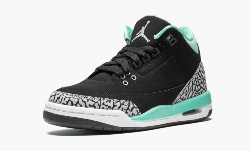 Nike Air Jordan 3 Retro GG 'Black Mint' Lasten Kengät Mustat | 142KHWDAT