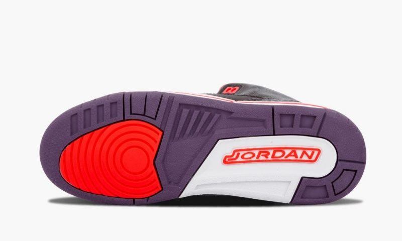 Nike Air Jordan 3 Retro (GS) 'Crimson' Lasten Kengät Mustat | 951UPJIXR