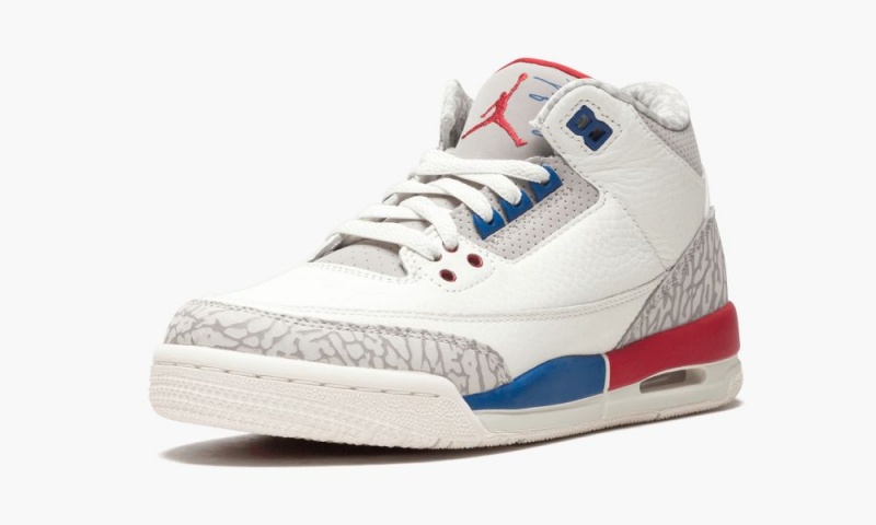 Nike Air Jordan 3 Retro (GS) 'International Flight' Lasten Kengät Kuninkaallinen Sininen Vaaleanbeige | 914ZLXRTW