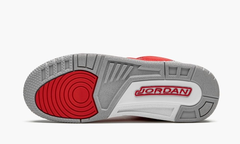 Nike Air Jordan 3 Retro GS 'Red Cement/Unite' Lasten Kengät Punainen Harmaat | 361FCMQSW