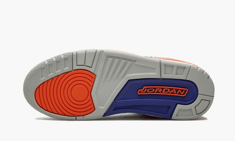 Nike Air Jordan 3 Retro 'Knicks' Miesten Kengät Valkoinen Kuninkaallinen Sininen | 617KBMSGP