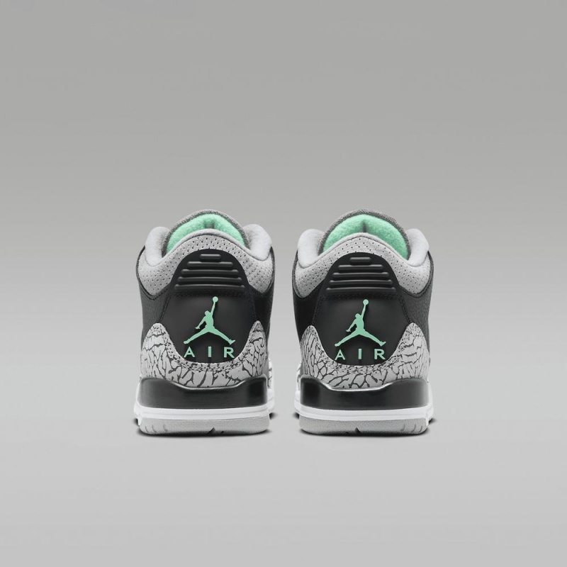 Nike Air Jordan 3 Retro Lasten Kengät Mustat Harmaat | 941HCDWRV