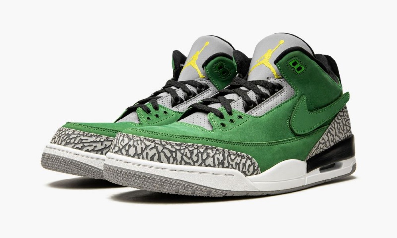 Nike Air Jordan 3 Retro 'Oregon Sample' Miesten Kengät Vihreä | 897TFNDEC
