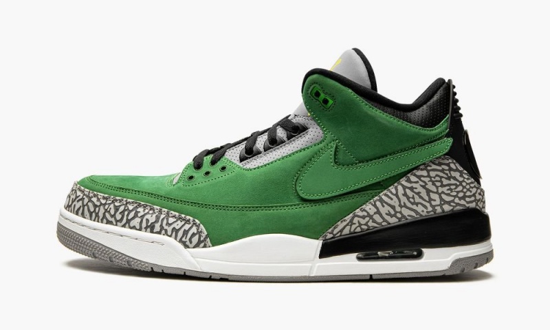 Nike Air Jordan 3 Retro \'Oregon Sample\' Miesten Kengät Vihreä | 897TFNDEC