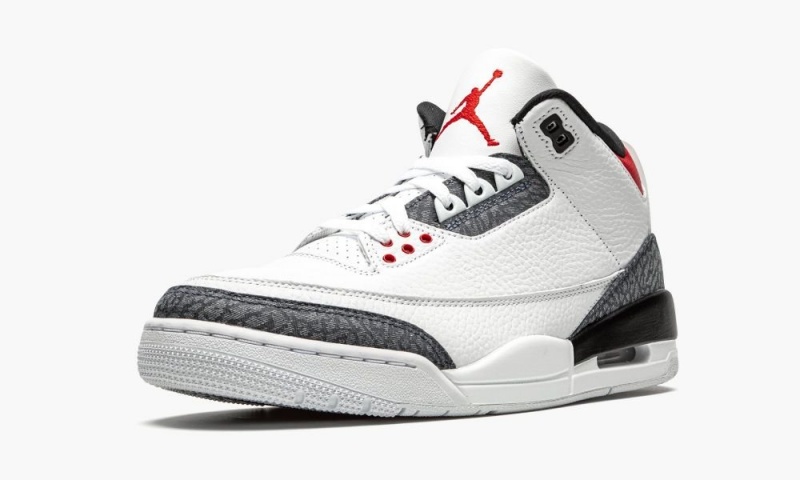 Nike Air Jordan 3 Retro SE DNM 'Fire Red' Miesten Kengät Valkoinen Punainen Mustat | 012JQOSBE