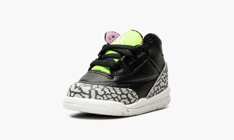 Nike Air Jordan 3 Retro SE Lasten Kengät Mustat Valkoinen Vihreä | 574QKUEXH