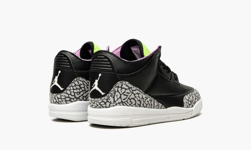 Nike Air Jordan 3 Retro SE PS 'Electric Green' Lasten Kengät Mustat Valkoinen Vihreä | 618YJOZRG