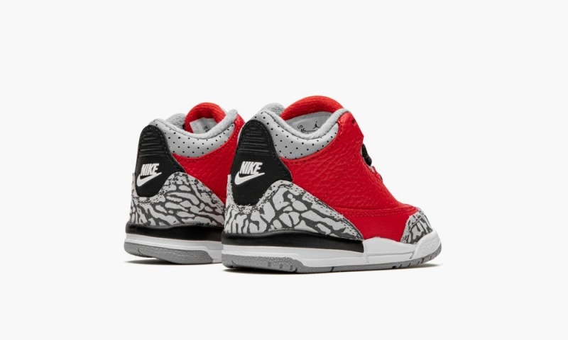 Nike Air Jordan 3 Retro SE TD 'Unite/Red Cement' Lasten Kengät Punainen Harmaat | 985IGUPKR