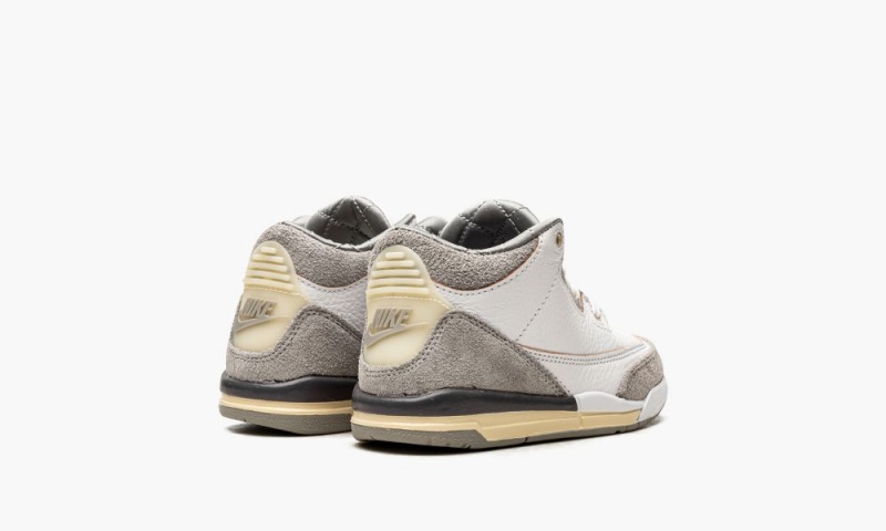 Nike Air Jordan 3 Retro SP (PS) 'A Ma Maniére - Raised by Women' Lasten Kengät Valkoinen Harmaat Ruskea Beige | 407SBPIGN