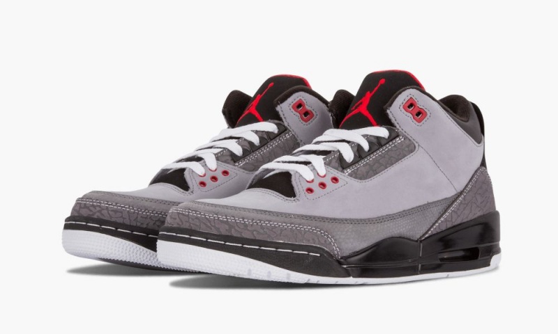 Nike Air Jordan 3 Retro 'Stealth' Miesten Kengät Punainen Harmaat | 456HRYWOE