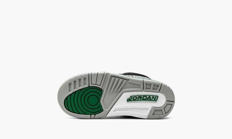 Nike Air Jordan 3 Retro TD 'Pine Green' Lasten Kengät Mustat Hopea Valkoinen Syvä Vihreä | 683URMZEA