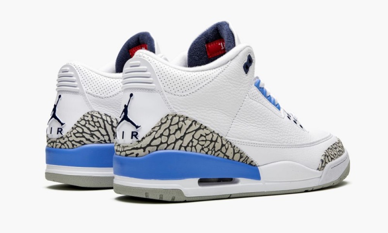 Nike Air Jordan 3 Retro 'UNC' Miesten Kengät Valkoinen Sininen Harmaat | 581BWSUVZ
