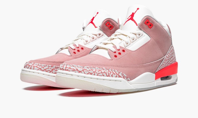 Nike Air Jordan 3 'Rust Pink' Naisten Kengät Punainen Pinkki Valkoinen Punainen | 243OLUFAP