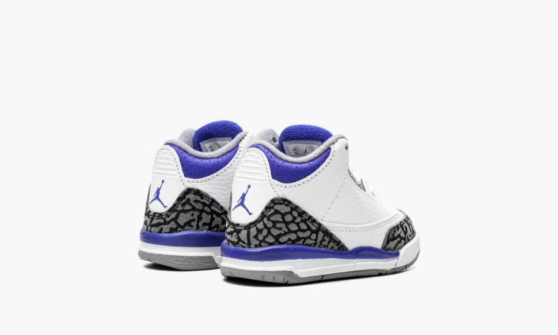 Nike Air Jordan 3 TD 'Racer Blue' Lasten Kengät Valkoinen Mustat Harmaat | 849GTDBSO