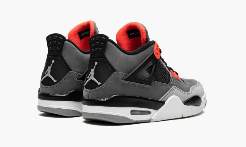 Nike Air Jordan 4 GS 'Infared' Lasten Kengät Tummanharmaat Mustat | 268EHMLYX