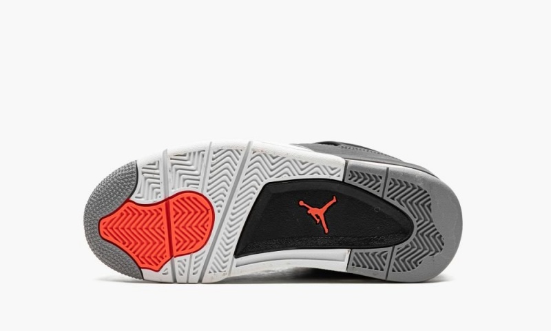 Nike Air Jordan 4 GS 'Infared' Lasten Kengät Tummanharmaat Mustat | 268EHMLYX