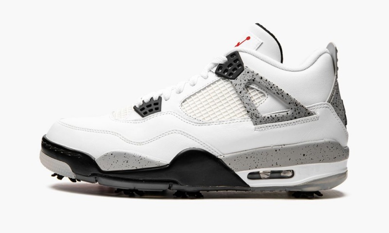 Nike Air Jordan 4 G \'Jordan 4 Golf - White Cement\' Miesten Kengät Valkoinen Punainen Harmaat Mustat | 562QGIWVK