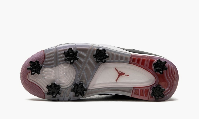 Nike Air Jordan 4 Golf 'Bred' Miesten Kengät Mustat Punainen Harmaat | 428NSYIFD