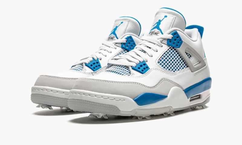Nike Air Jordan 4 Golf 'Military Blue' Miesten Kengät Valkoinen Sininen | 159RDAEZT