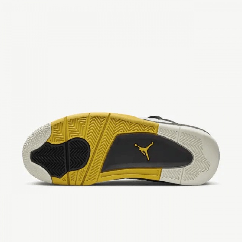 Nike Air Jordan 4 Naisten Kengät Valkoinen Keltainen Mustat | 268LAEUFW