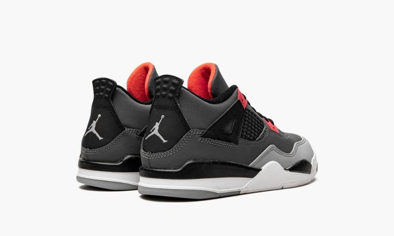 Nike Air Jordan 4 PS 'Infared' Lasten Kengät Tummanharmaat Mustat | 067SKWXNG