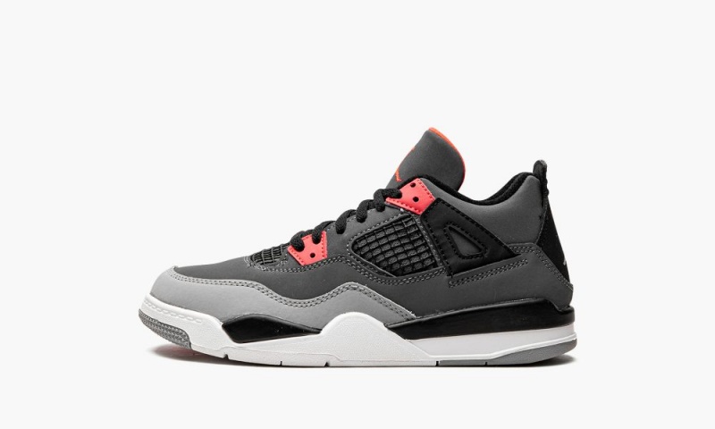 Nike Air Jordan 4 PS \'Infared\' Lasten Kengät Tummanharmaat Mustat | 067SKWXNG