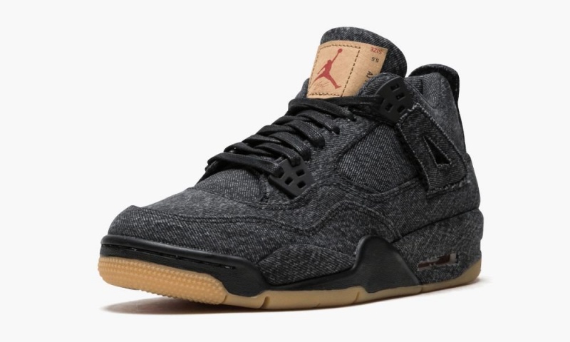 Nike Air Jordan 4 RTR Levis NRG BG 'Levi's' Lasten Kengät Mustat Ruskea | 693TYXABG