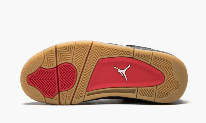 Nike Air Jordan 4 RTR Levis NRG BG 'Levi's' Lasten Kengät Mustat Ruskea | 693TYXABG