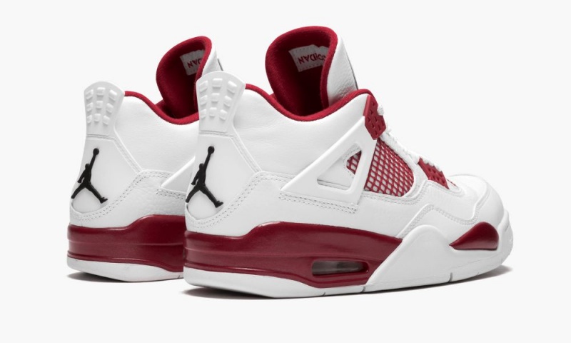 Nike Air Jordan 4 Retro 'Alternate' Miesten Kengät Valkoinen Mustat Punainen | 963LXGFNP