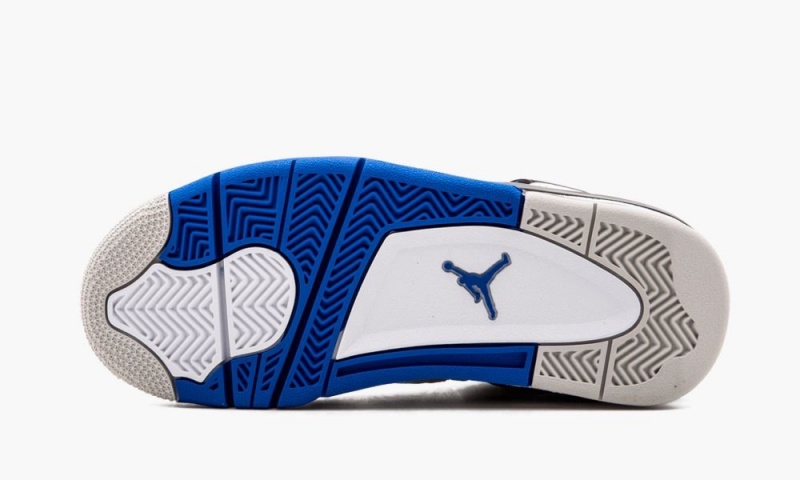 Nike Air Jordan 4 Retro BG 'Motorsport' Lasten Kengät Valkoinen Kuninkaallinen Sininen Mustat | 390XJMSVU