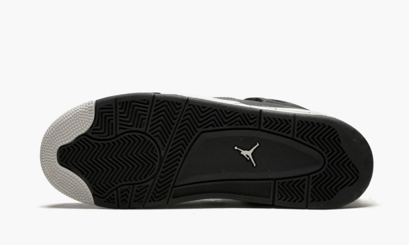 Nike Air Jordan 4 Retro BG 'Oreo' Lasten Kengät Mustat Harmaat Mustat | 762OWZXBE