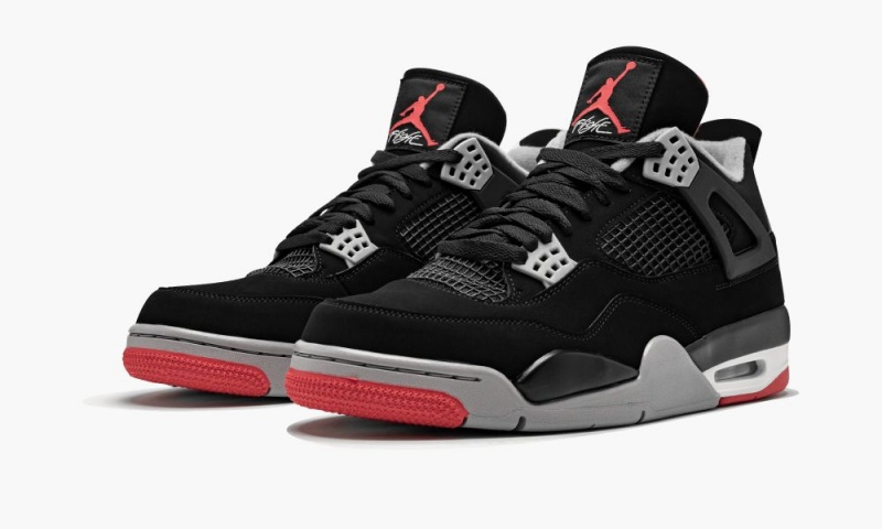 Nike Air Jordan 4 Retro 'Bred 2019 Release' Miesten Kengät Mustat Harmaat Valkoinen | 329LHXOBK